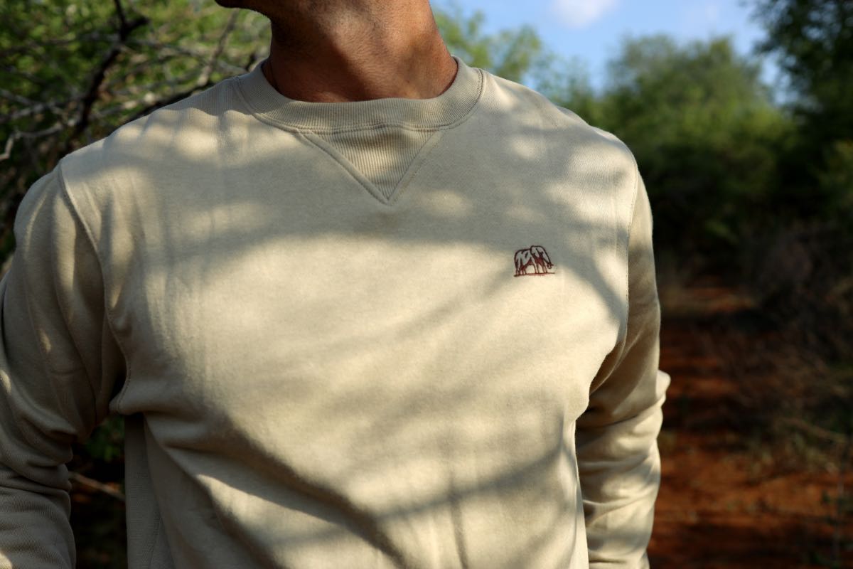 Unisex Sweatshirt with Elephant Icon